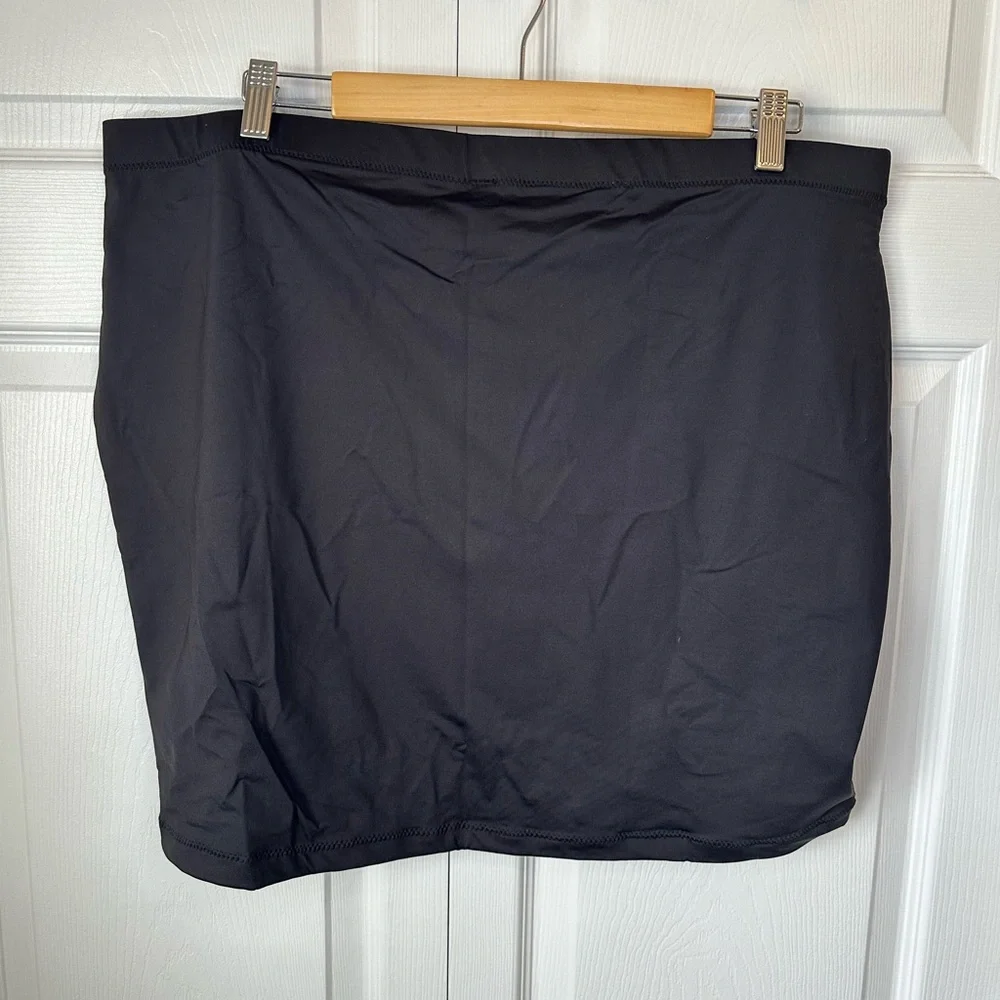 SKIMS Sporty Zipper Swim Skirt Bandeau Set 4X